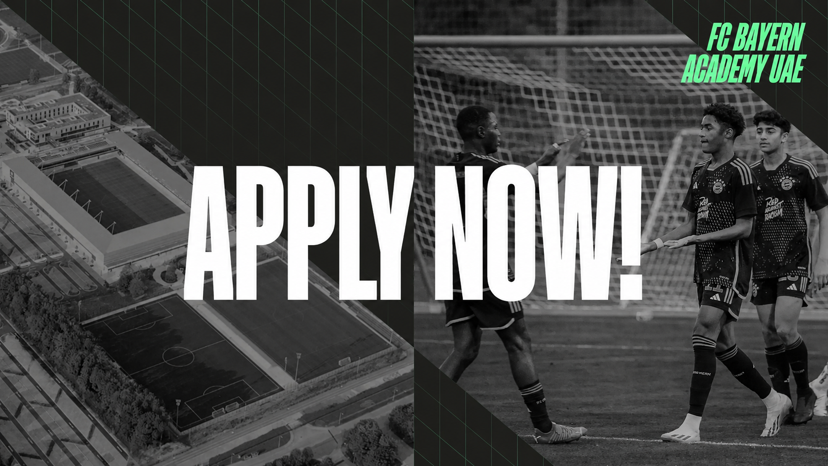 Apply now for FC Bayern Academy UAE